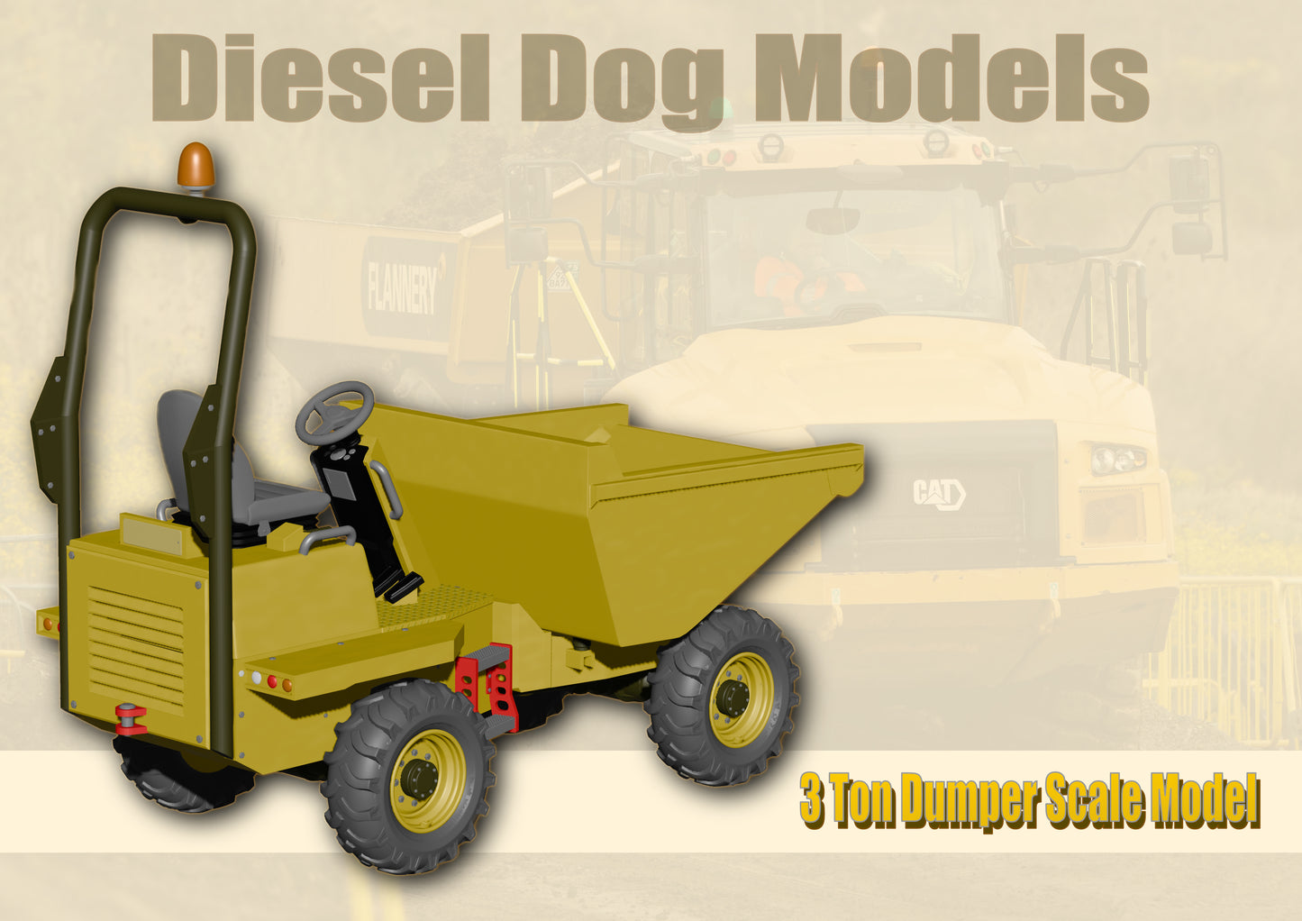 3 Ton Dumper ... 1/50 Scale