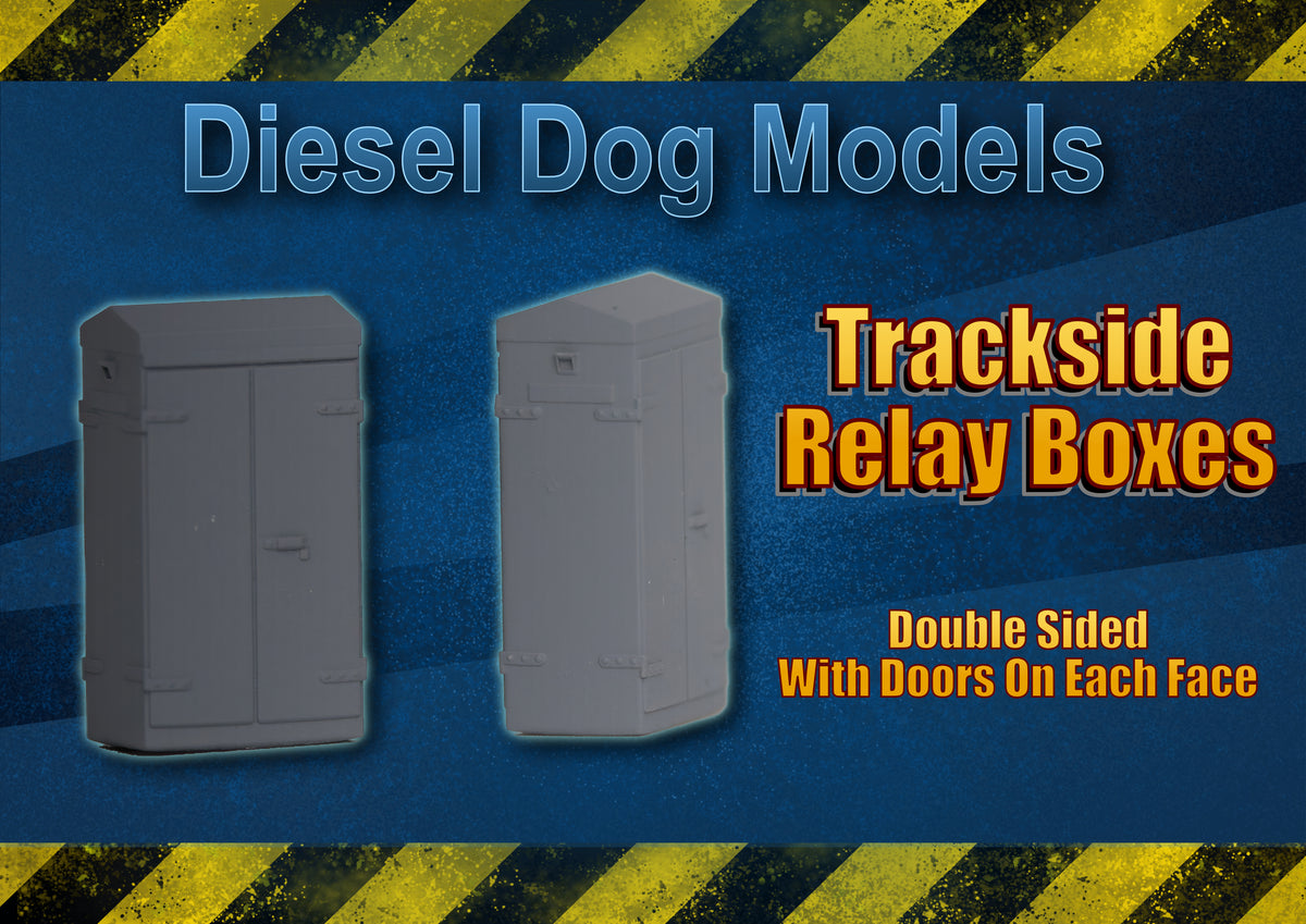 Trackside Relay boxes 10 Pack ... 1-76 / OO Gauge