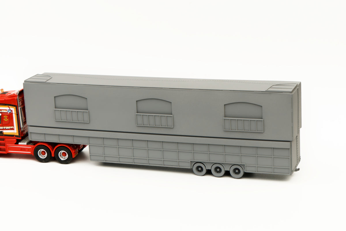 Fairground Fun House - Showmans Ghost Train - Trailer Resin Kit - OO Gauge 1-76