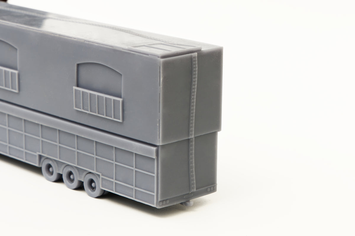 Fairground Fun House - Showmans Ghost Train - Trailer Resin Kit - OO Gauge 1-76