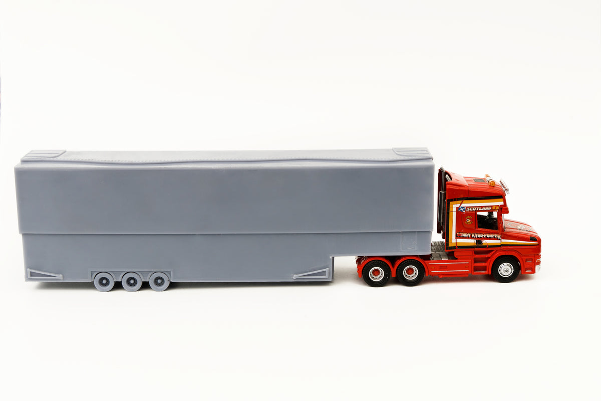 Fairground Fun House - Showmans Ghost Train - Trailer Resin Kit - OO Gauge 1-76
