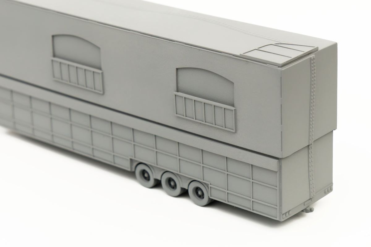 Fairground Fun House - Showmans Ghost Train - Trailer Resin Kit - OO Gauge 1-76