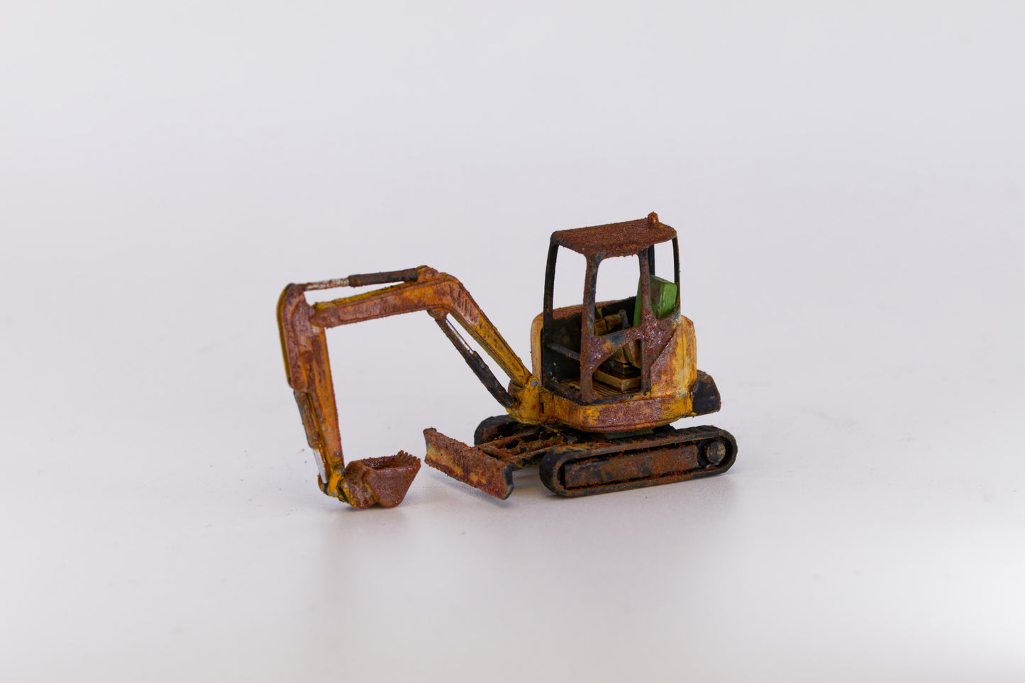 Mini Digger... 1/76 - OO Gauge Scale (Yellow)