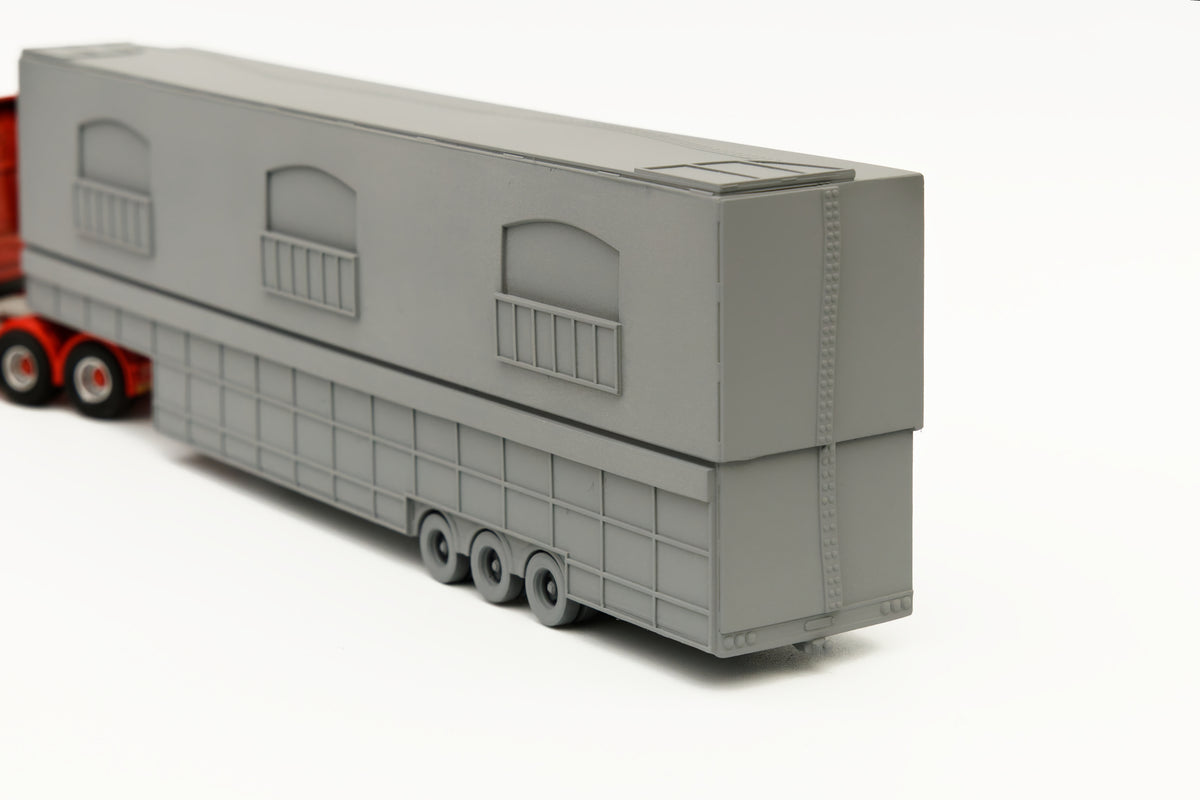 Fairground Fun House - Showmans Ghost Train - Trailer Resin Kit - OO Gauge 1-76