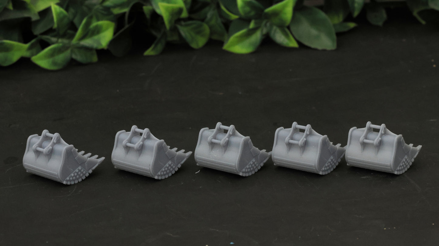 Excavator Buckets 1-50 / (Pack Of 5 Buckets)