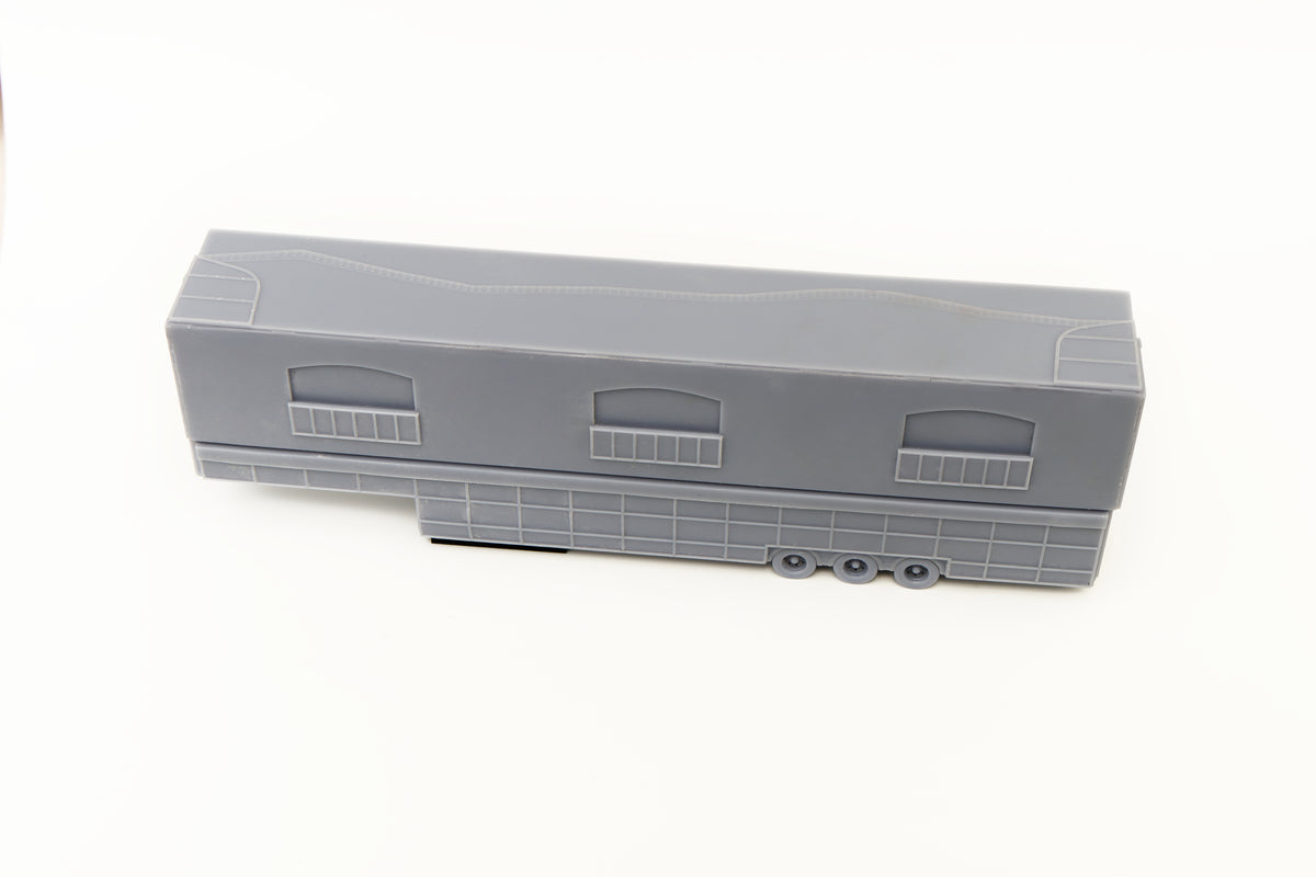 Fairground Fun House - Showmans Ghost Train - Trailer Resin Kit - OO Gauge 1-76