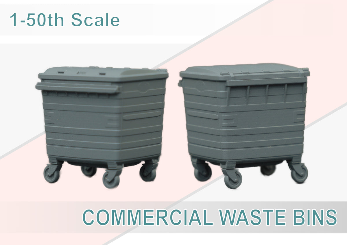 10 Commercial Waste Bins ... 1-50 Scale
