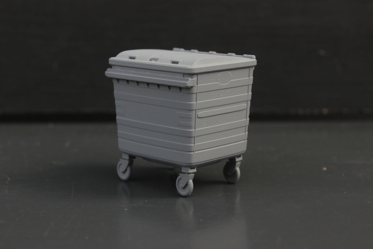 10 Commercial Waste Bins ... 1-76 / OO Gauge Scale