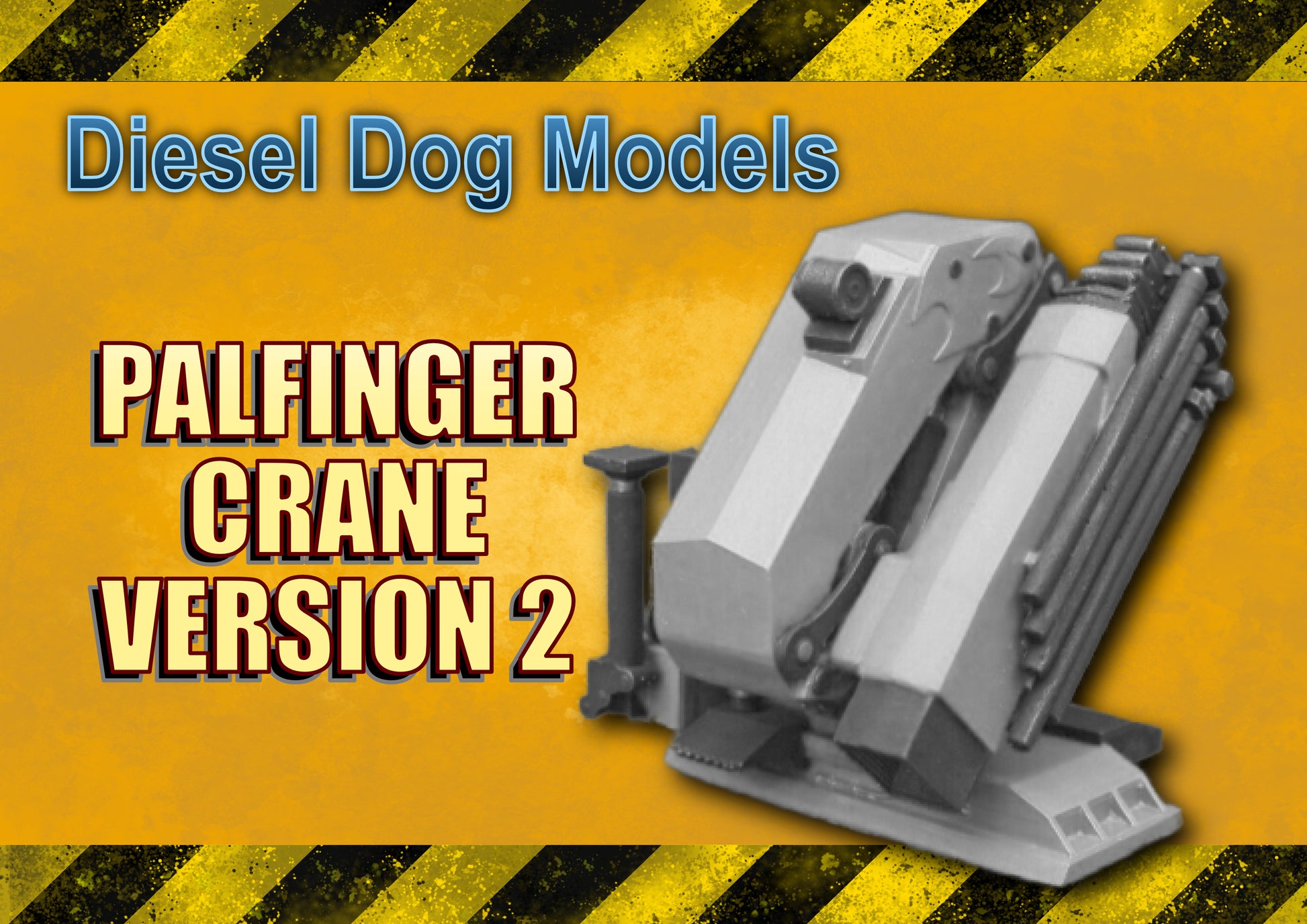 Hiab Palfinger Crane ... 1/50 - O Gauge Scale