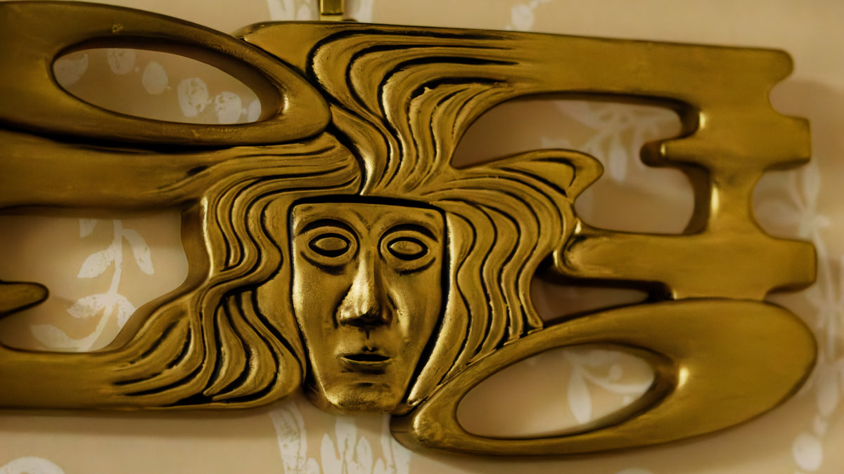 Godspell Large Wall Hanger (Antique Gold Finish)