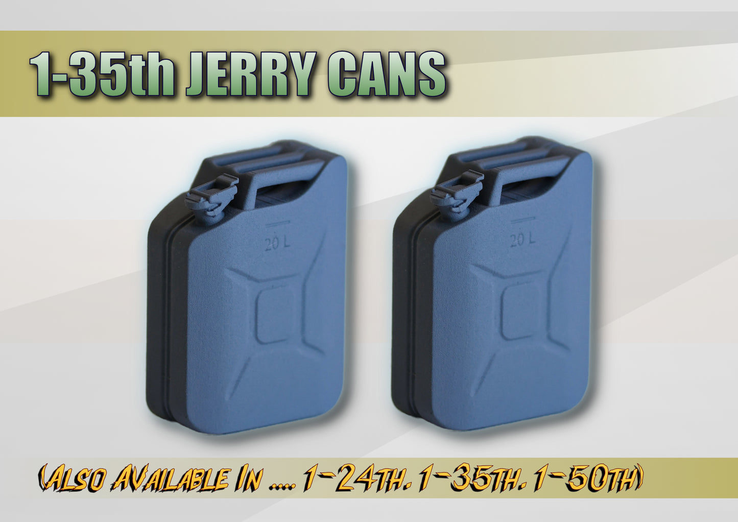 Jerry Cans, 1-35th Scale (Pack Of 10) (Copy)