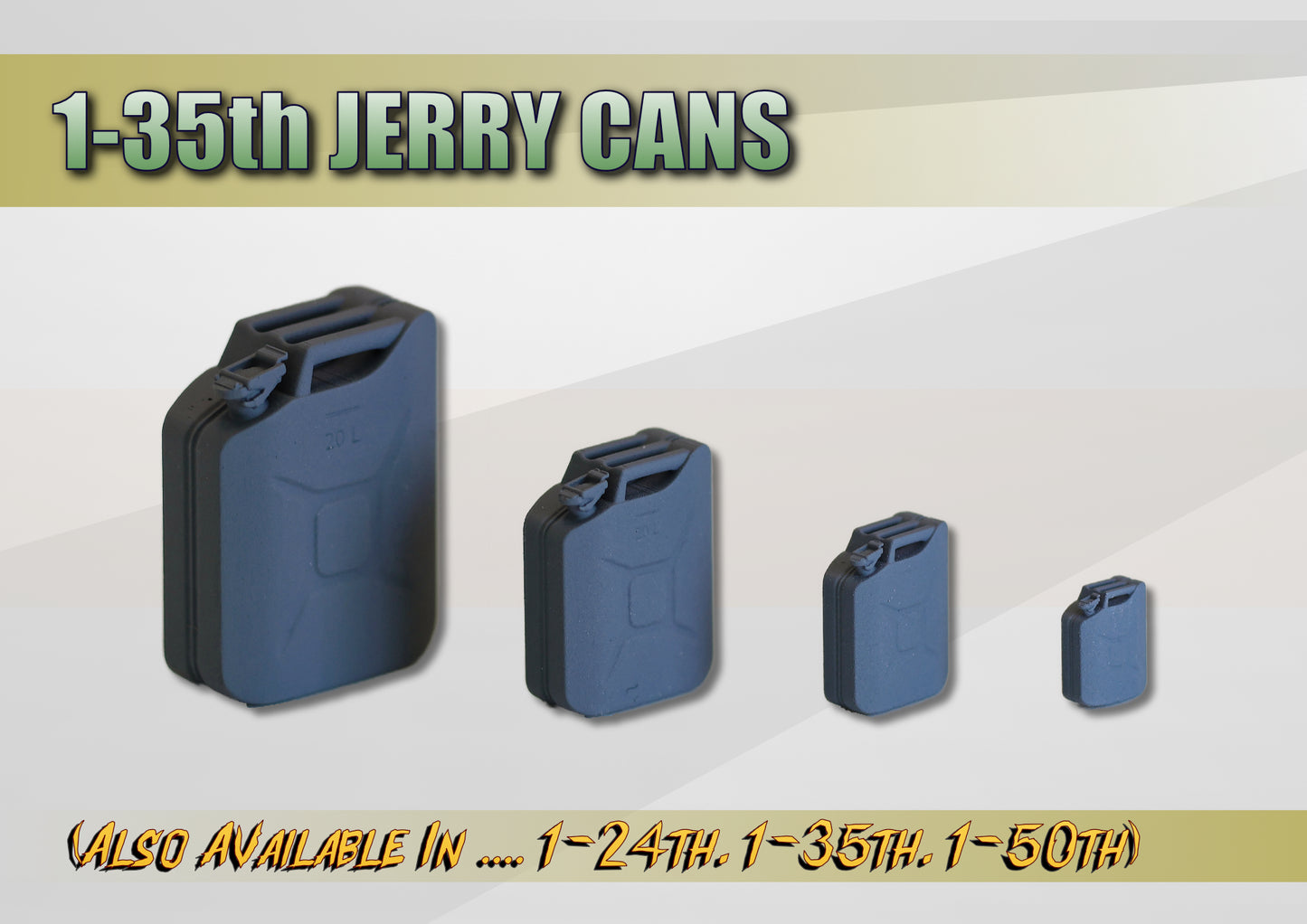 Jerry Cans, 1-35th Scale (Pack Of 10) (Copy)