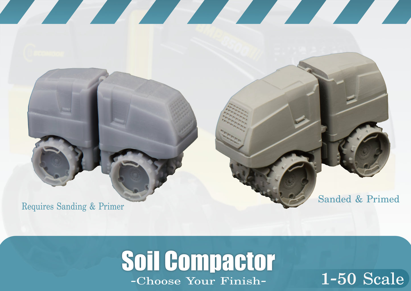 Soil Compactor - Trench Roller ...1-50 Scale