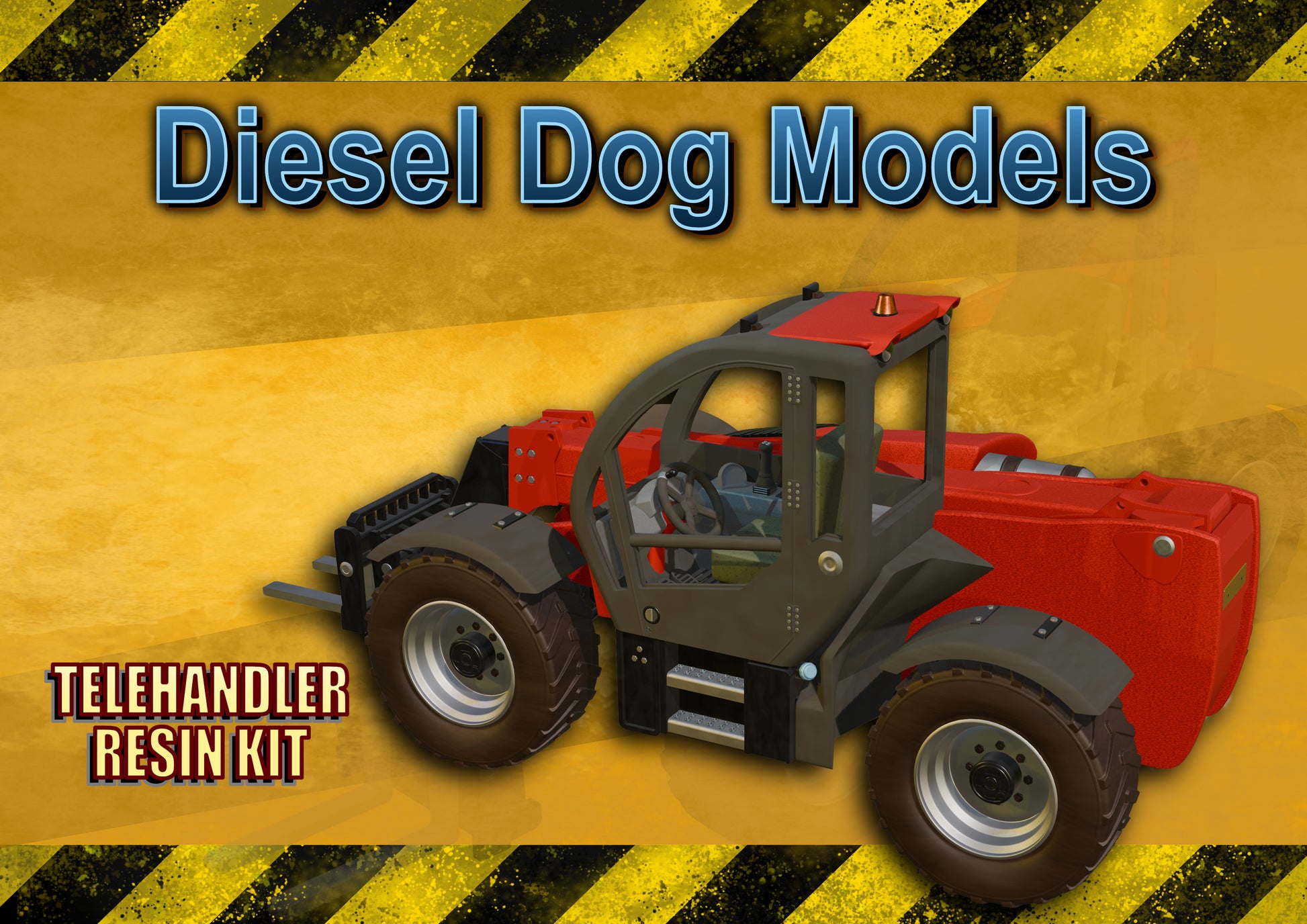 Telehandler Resin Kit....1/50 - O Gauge Scale