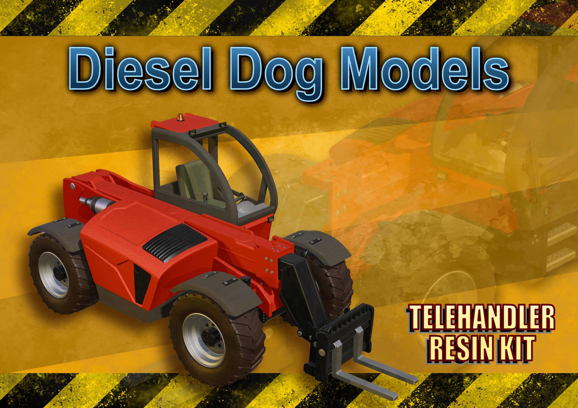 Telehandler Resin Kit....1/50 - O Gauge Scale