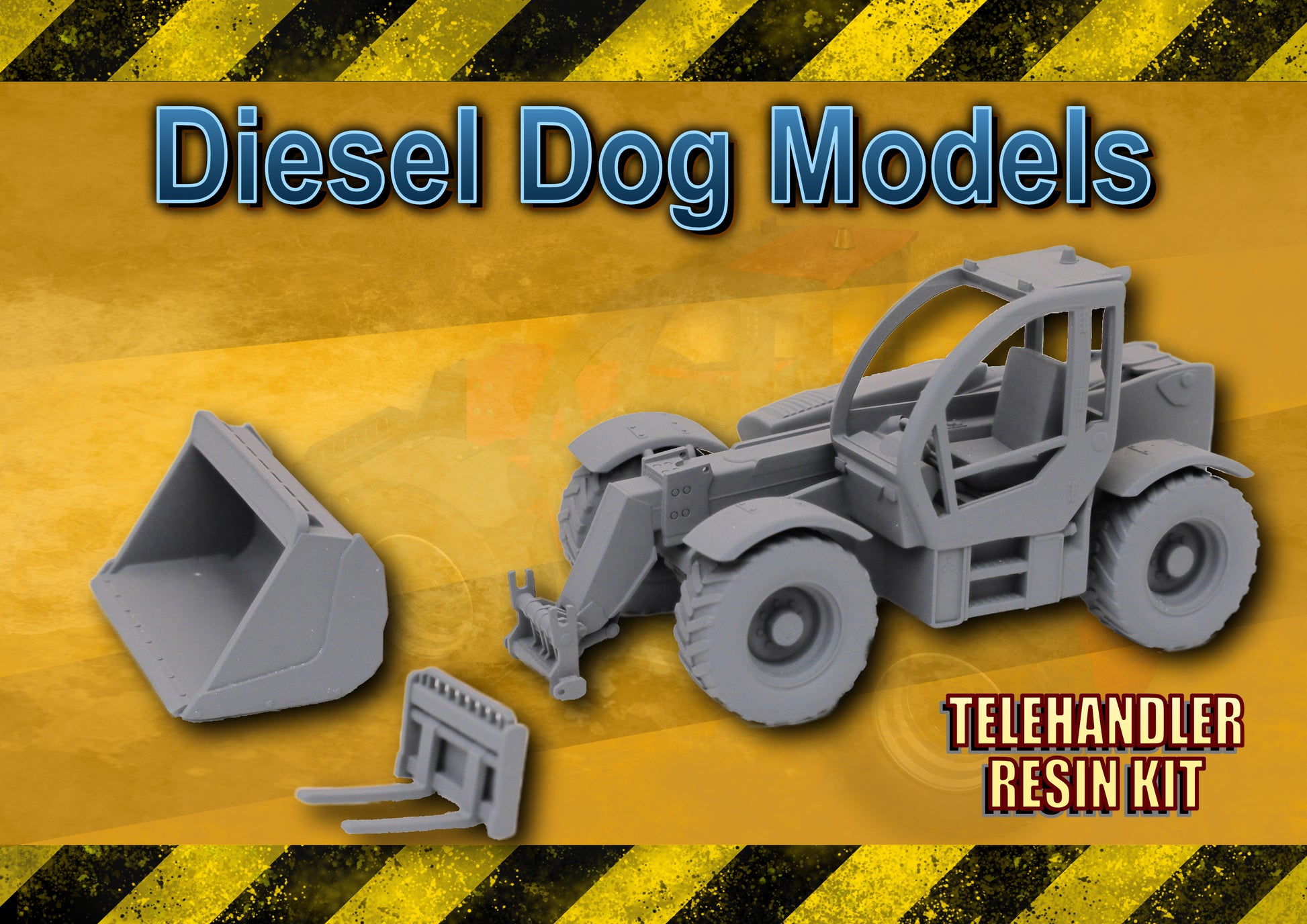 Telehandler Resin Kit....1/50 - O Gauge Scale