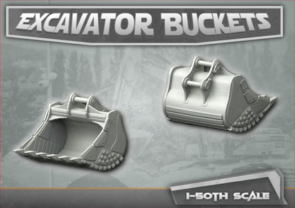 Excavator Buckets 1-50 /  (Pack Of 5 Buckets)