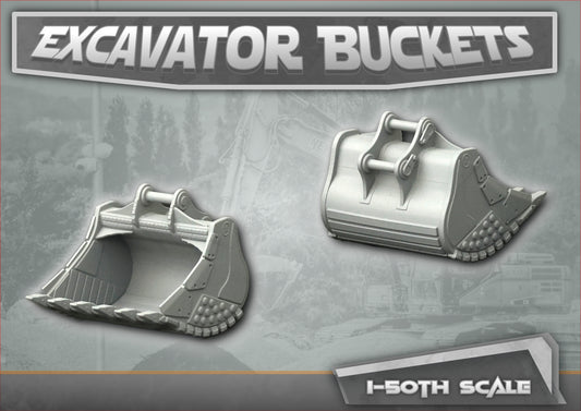 Excavator Buckets 1-50 /  (Pack Of 5 Buckets)