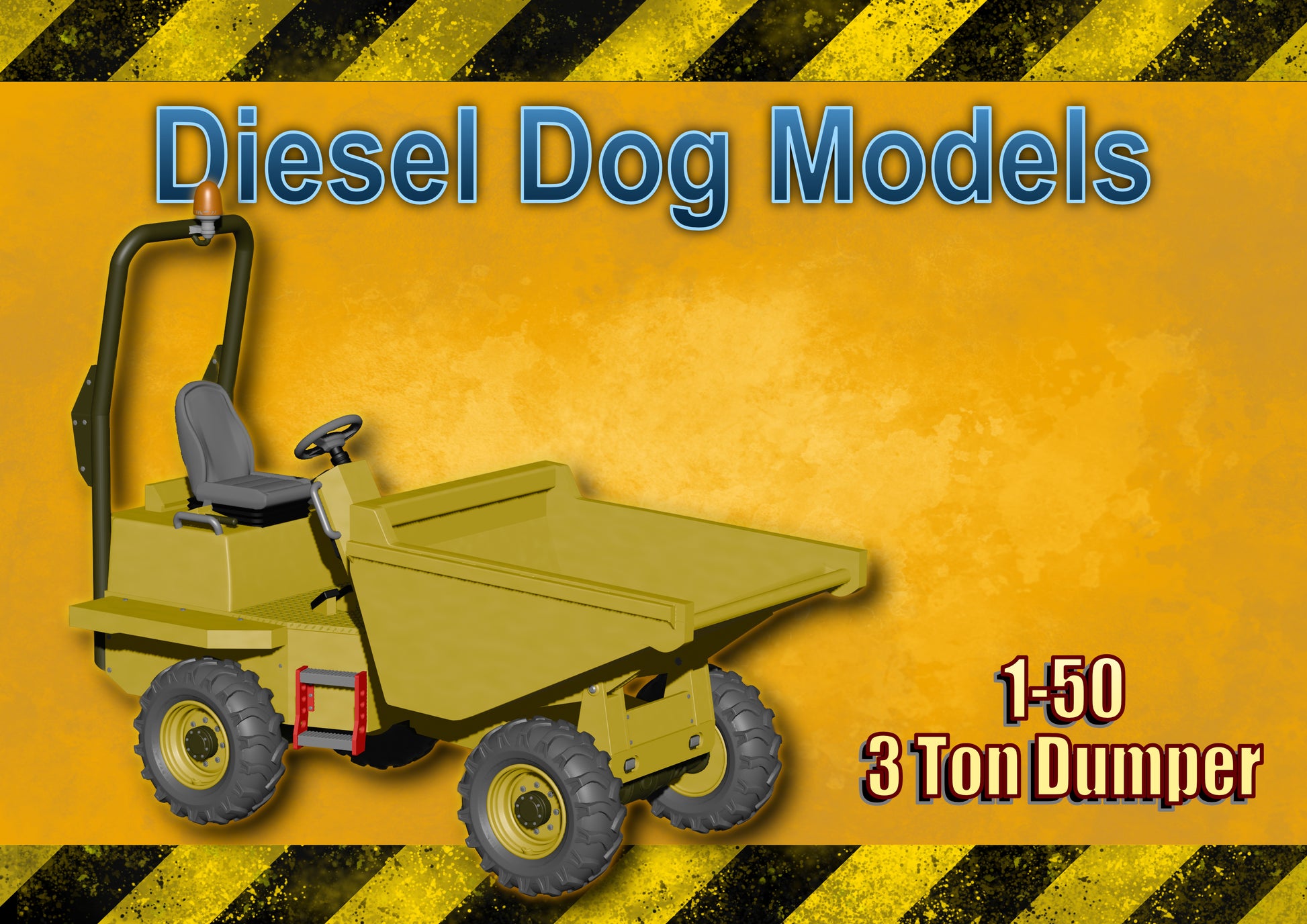 3 Ton Dumper ... 1/50 - O Gauge Scale