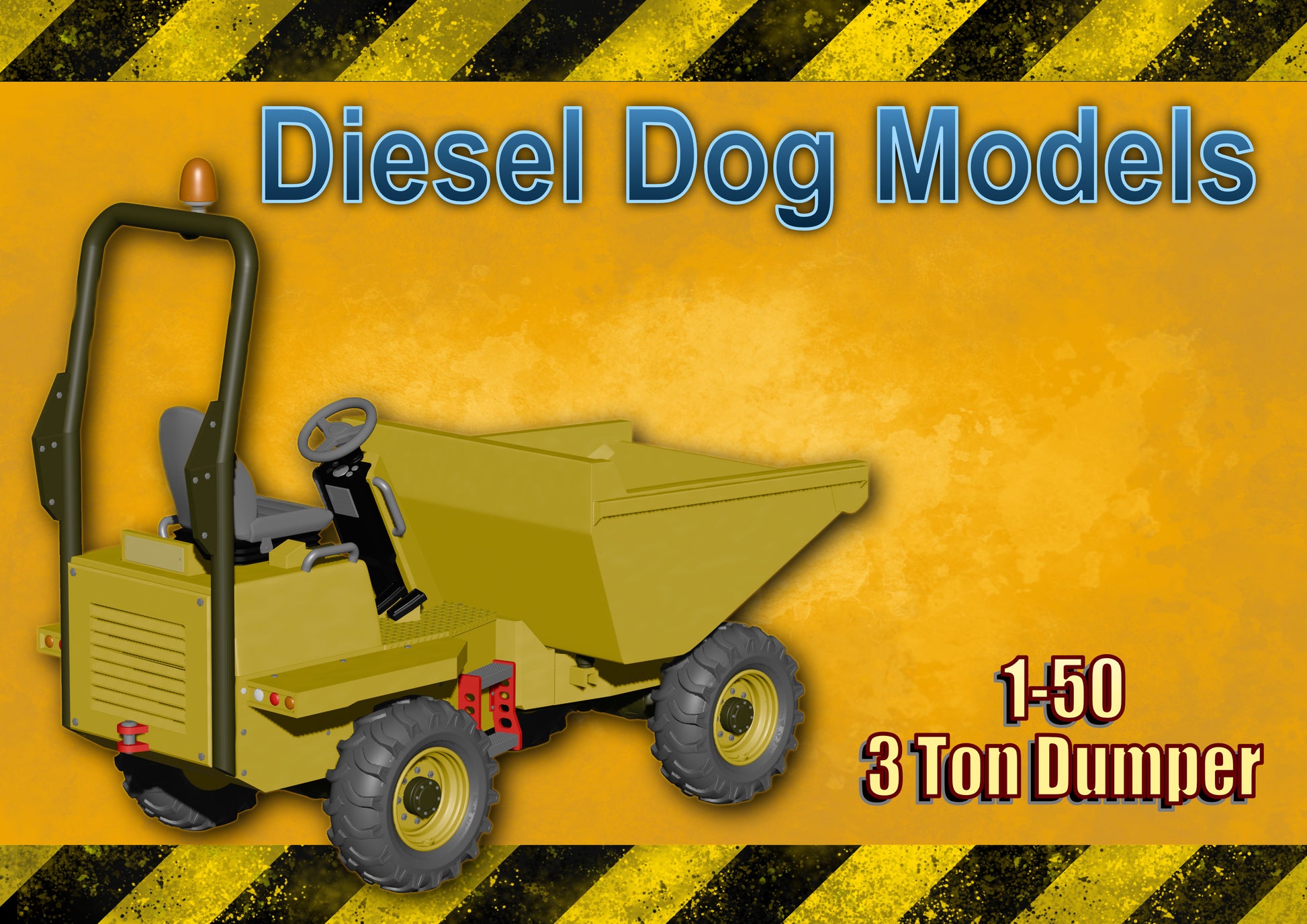 3 Ton Dumper ... 1/50 - O Gauge Scale