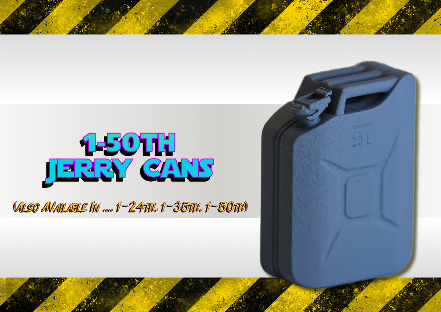 Jerry Cans, 1-50th Scale (Pack Of 10)