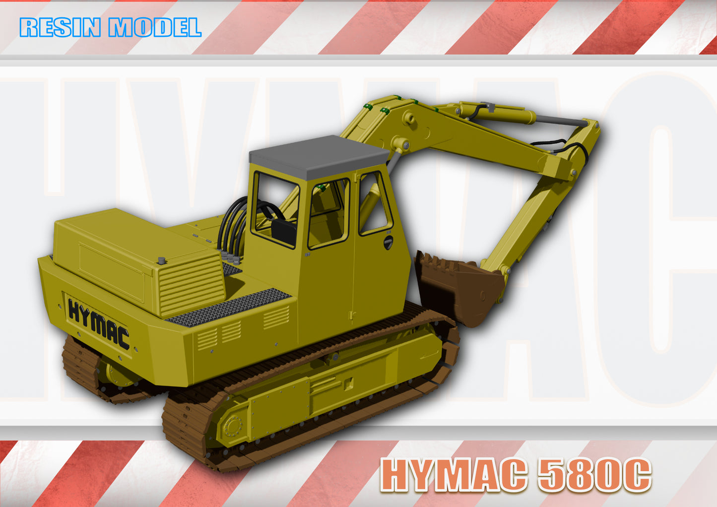 Hymac 580c...1-76 scale/ OO Gauge