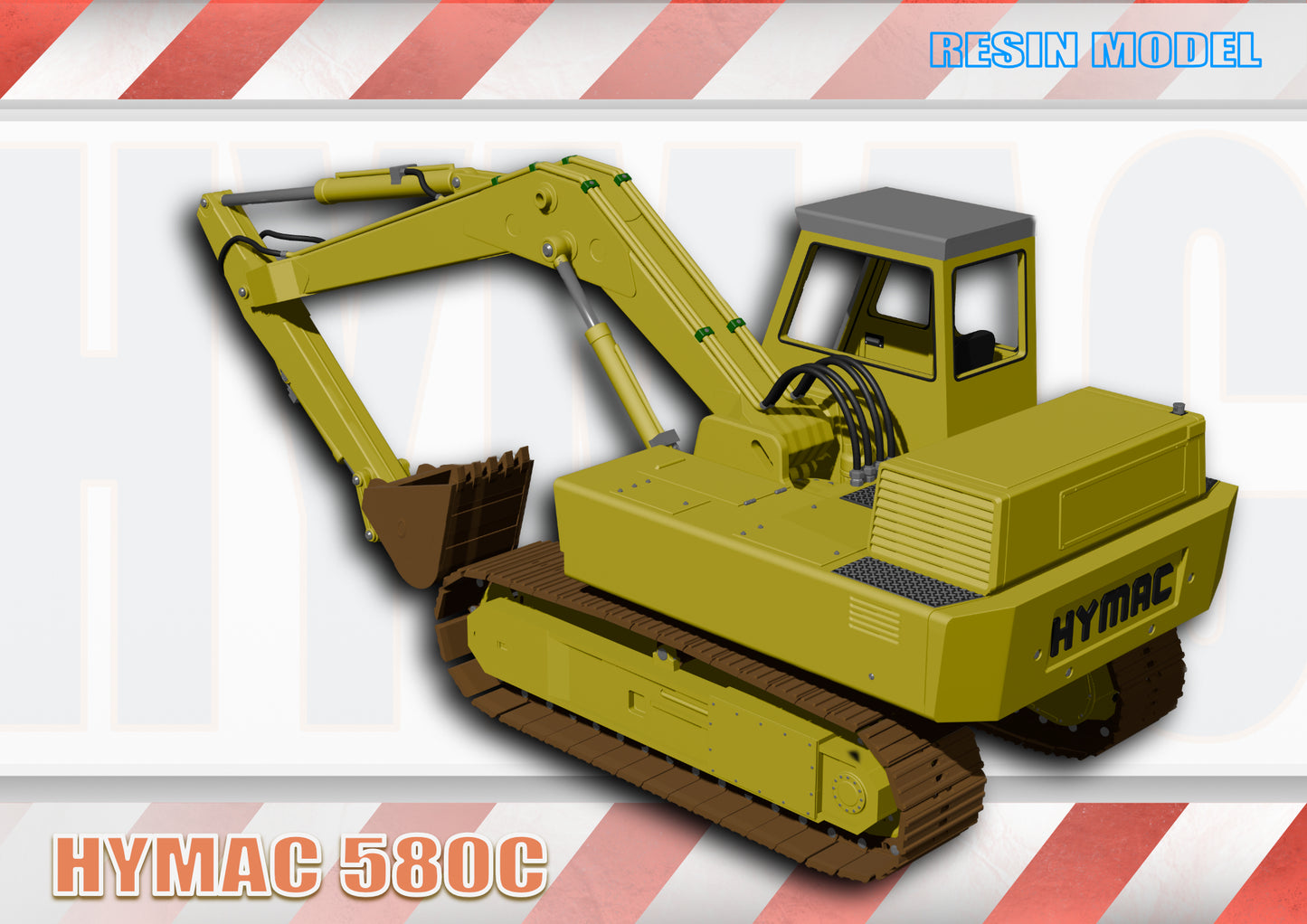 Hymac 580c...1-76 scale/ OO Gauge