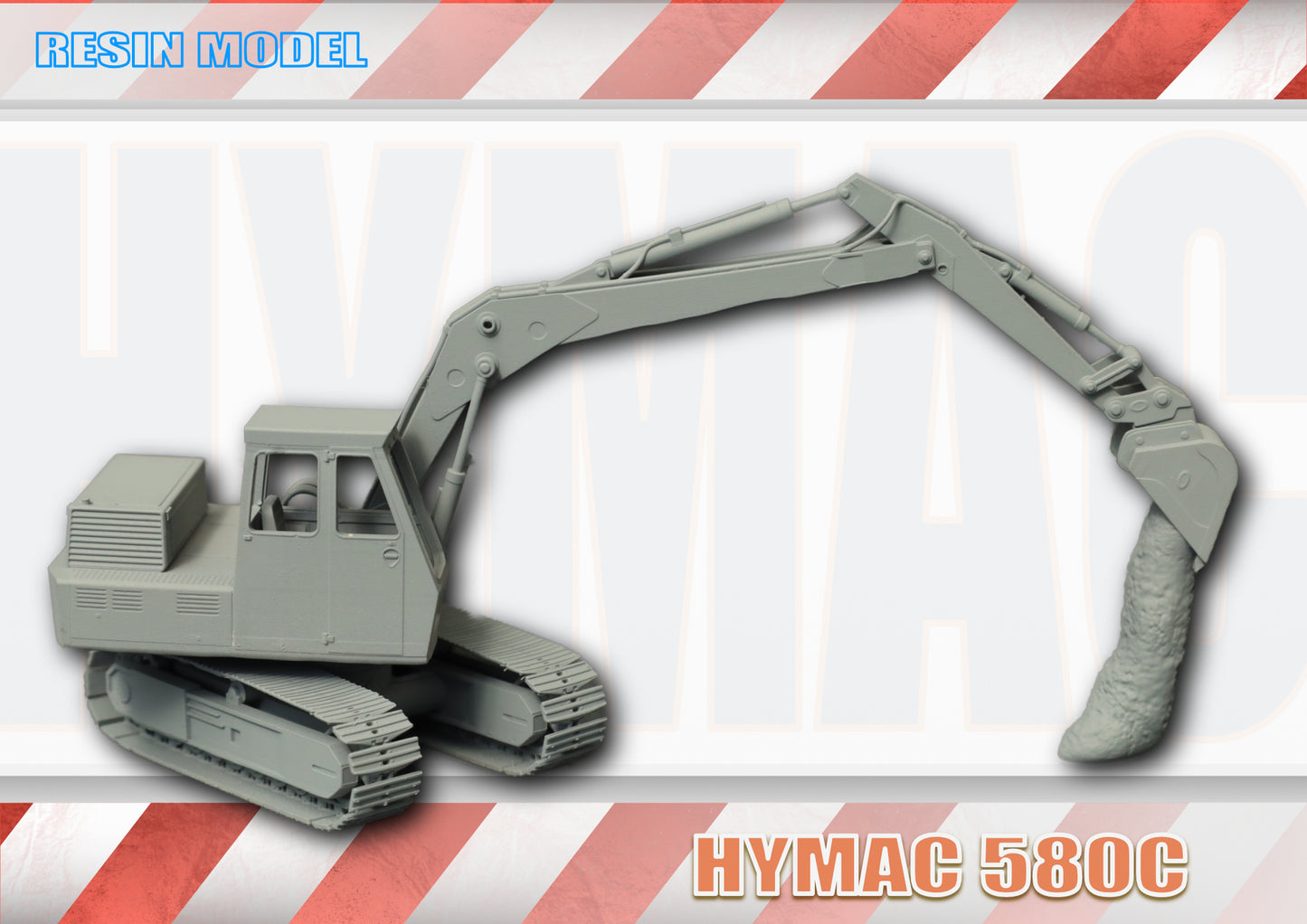 Hymac 580c ... 1-76/ OO Gauge scale