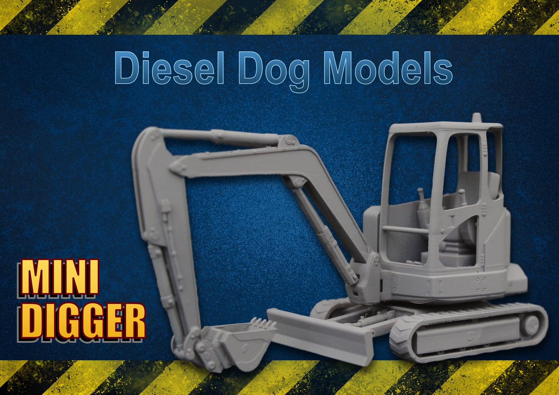 Mini Excavator ... 1/76 - OO Gauge Scale