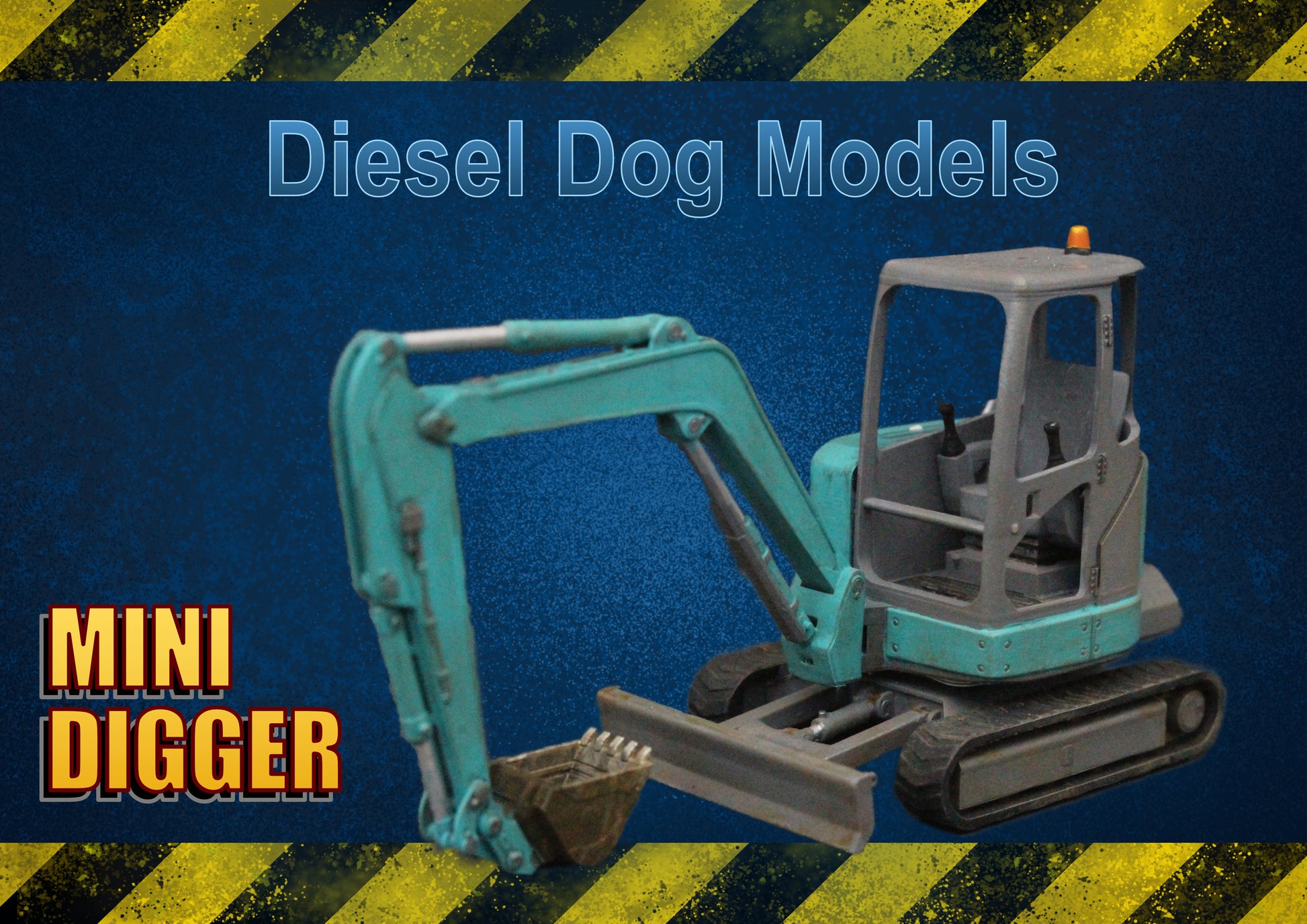 Mini Excavator ... 1/76 - OO Gauge Scale