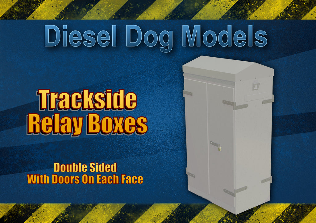 Trackside Relay boxes 10 Pack ... 1-76 / OO Gauge