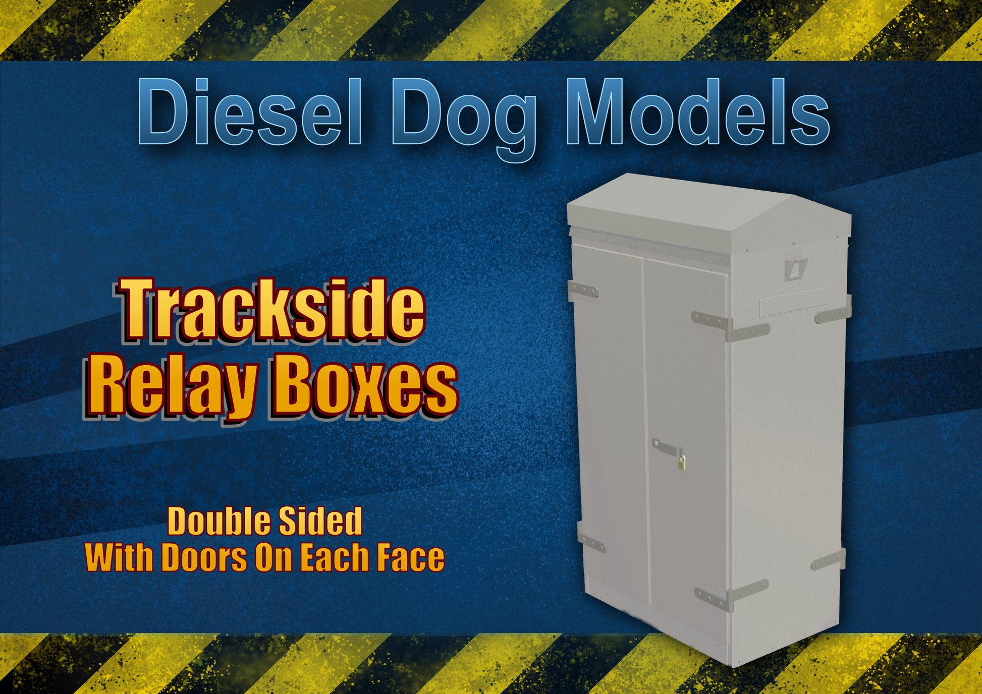 Trackside Relay boxes 10 Pack ... 1-76 / OO Gauge