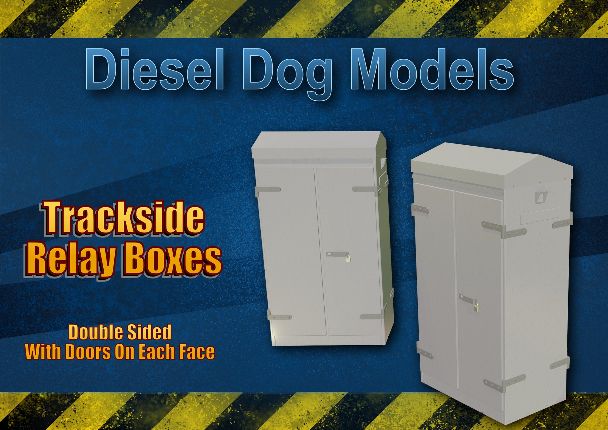 Trackside Relay boxes 10 Pack ... 1-76 / OO Gauge