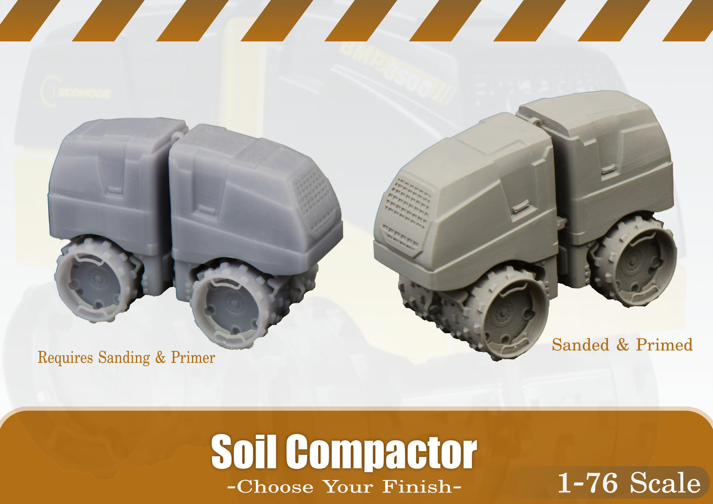 Soil Compactor - Trench Roller ...1-76 Scale