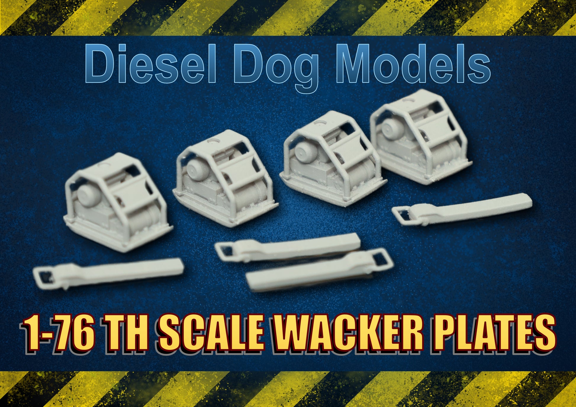 Wacker Plates....1/76 - OO Gauge Scale