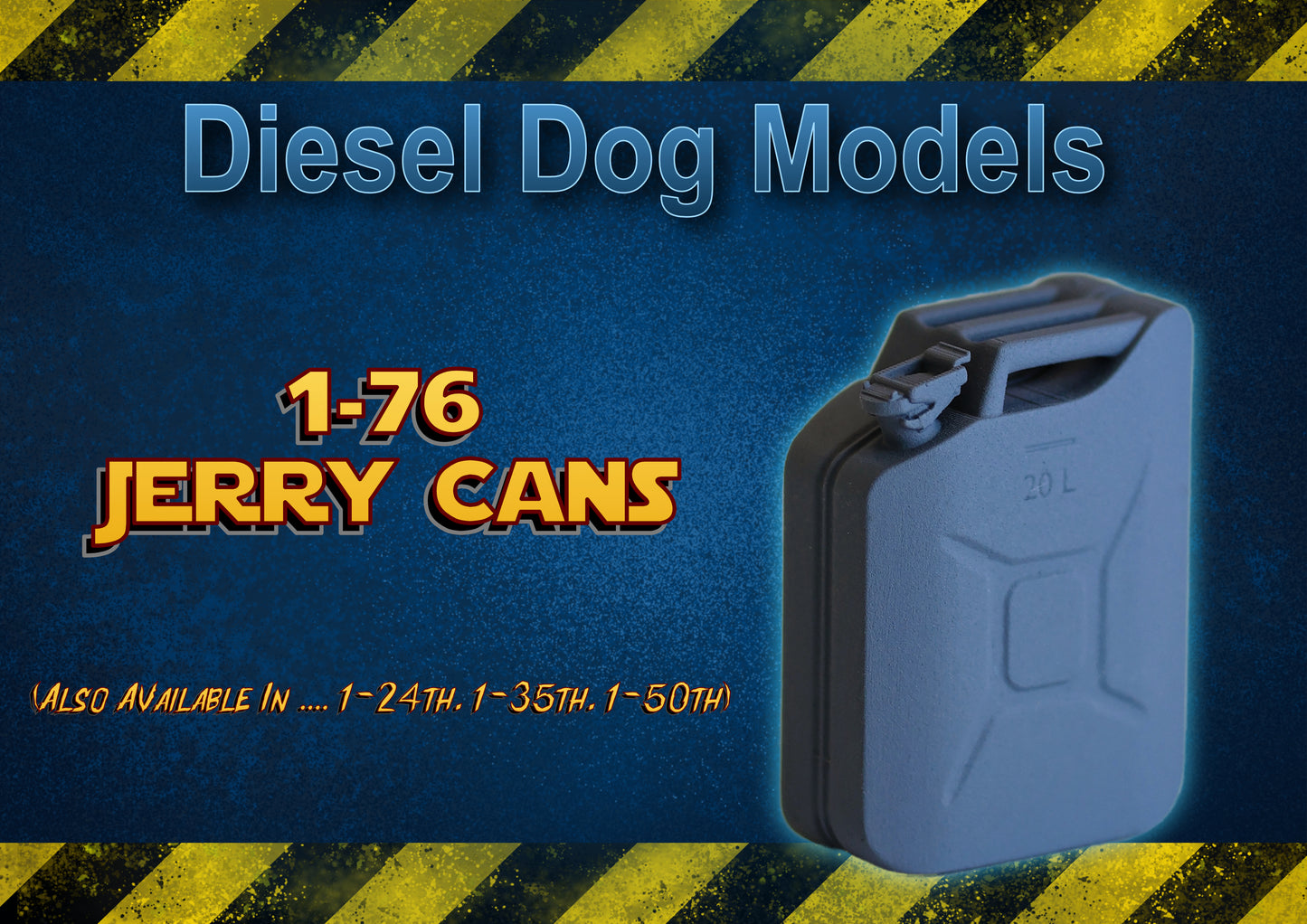 Jerry Cans .. 1-76 / OO Gauge Scale
