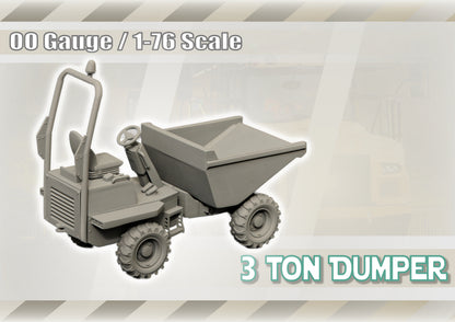 3 Ton Dumper ... 1/76 - OO Gauge Scale