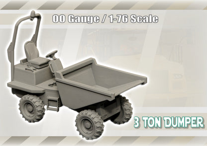 3 Ton Dumper ... 1/76 - OO Gauge Scale