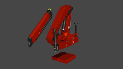 Hiab Palfinger Crane 1/50  Scale