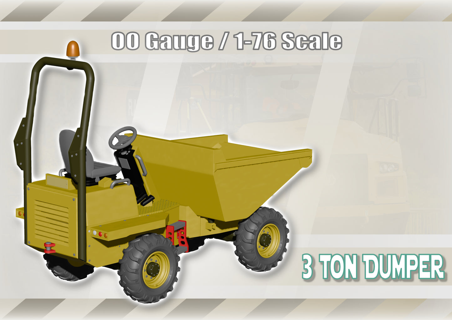 3 Ton Dumper ... 1/76 - OO Gauge Scale