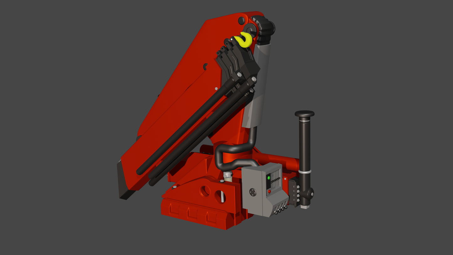 Hiab Palfinger Crane 1/50  Scale