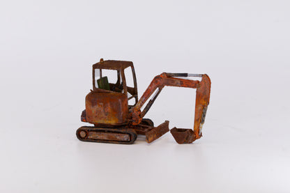 Mini Digger... 1/76 - OO Gauge Scale (Orange)