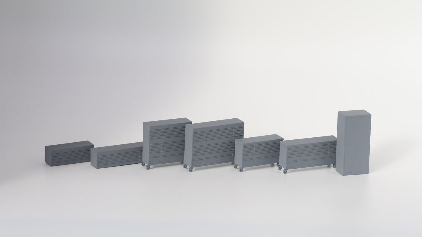 Scale Toolboxes....1-50 + 1-76 / OO Gauge Scale