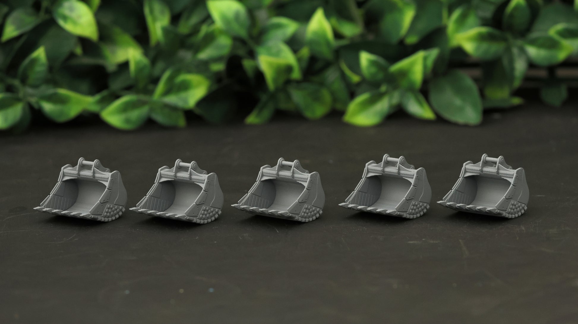 Excavator Buckets 1-76 / OO gauge (Pack Of 5 Buckets)