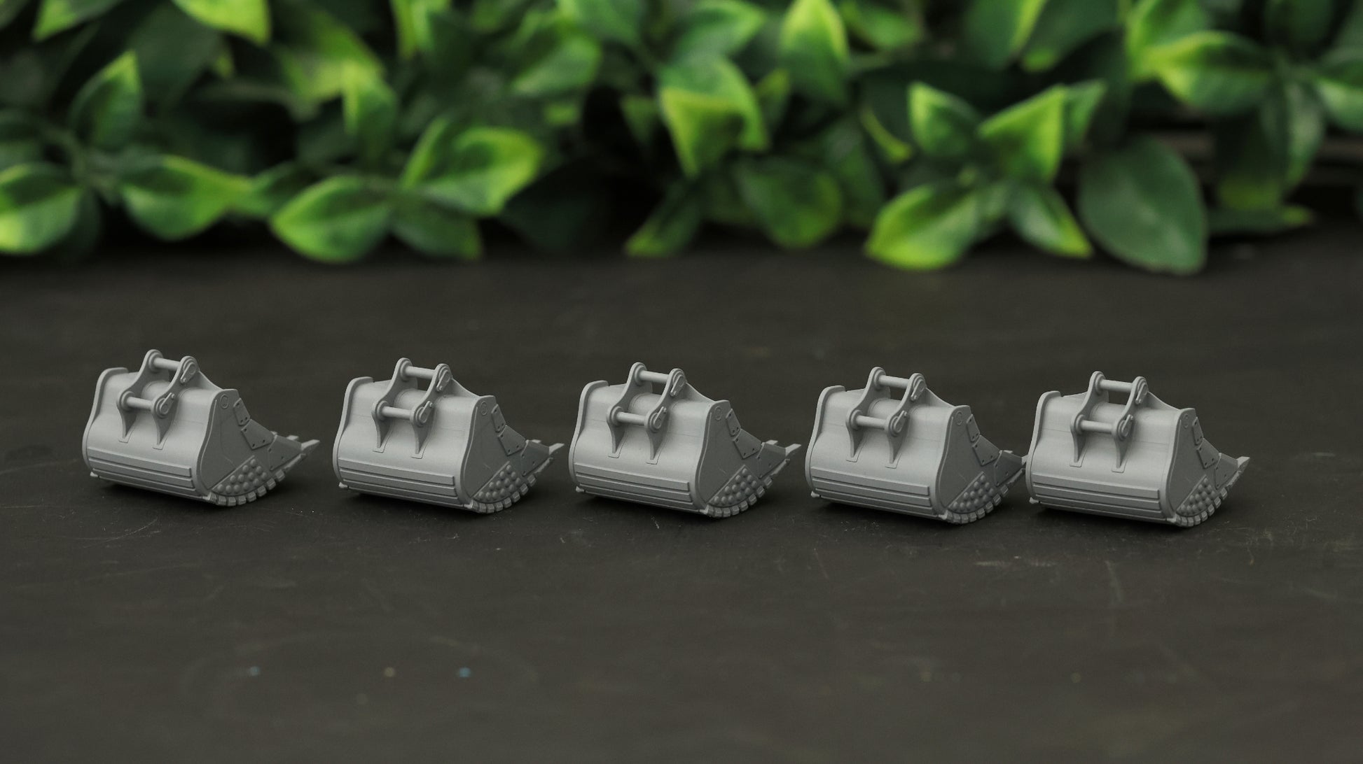 Excavator Buckets 1-76 / OO gauge (Pack Of 5 Buckets)