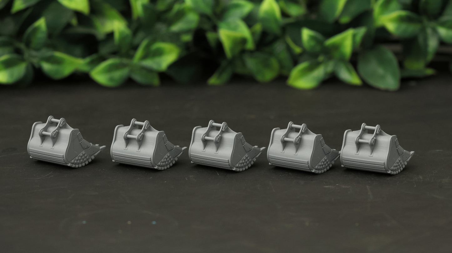 Excavator Buckets 1-50 /  (Pack Of 5 Buckets)