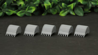 Excavator Buckets 1-76 / OO gauge (Pack Of 5 Buckets)