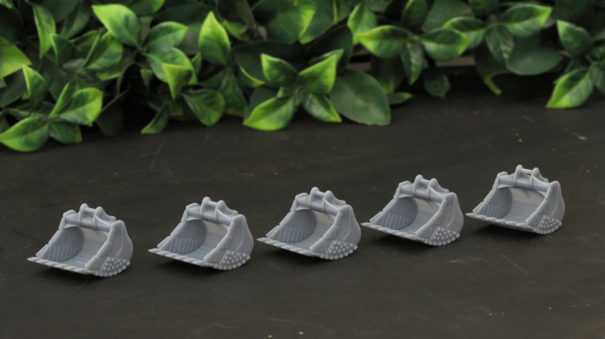 Excavator Buckets 1-76 / OO gauge (Pack Of 5 Buckets)