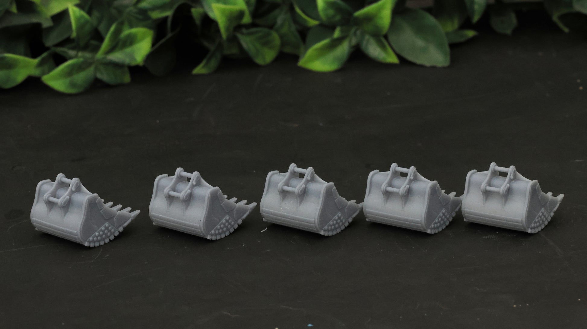 Excavator Buckets 1-76 / OO gauge (Pack Of 5 Buckets)