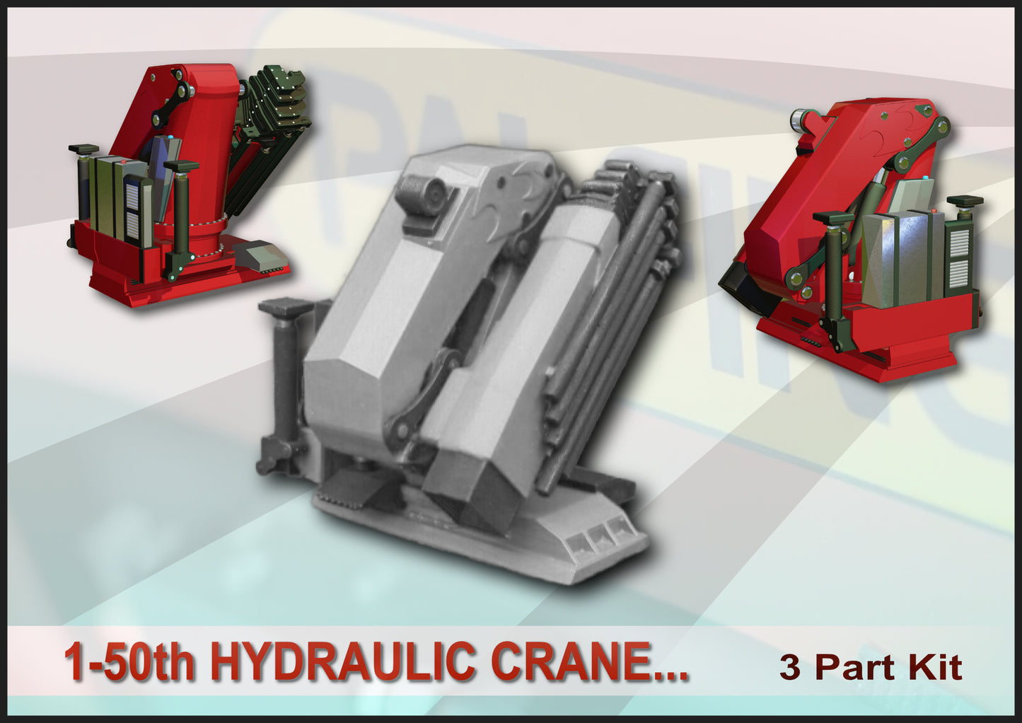 Hiab Palfinger Crane ... 1/50  Scale